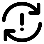 Sync Error SVG Icon